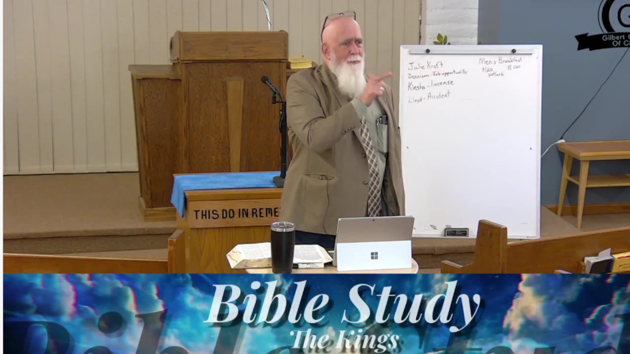 Sunday morning bible study