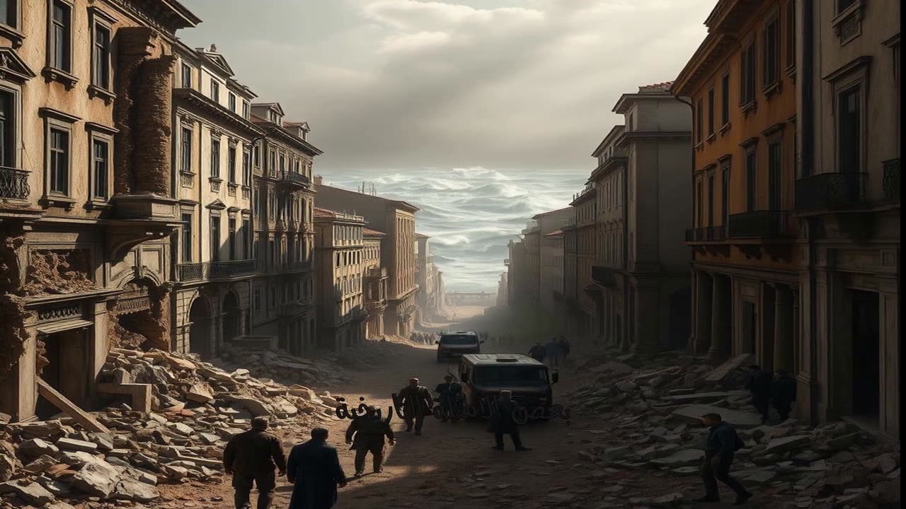 زلزال مرعب! أسطورة حقيقية #زلزال #كارثة #أساطير