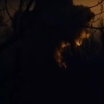 The Moment a Ukrainian Missile Slams into Russian Ammunition Depot