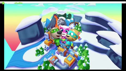 LIVE Talking Tom Hero Dash- Gameplay