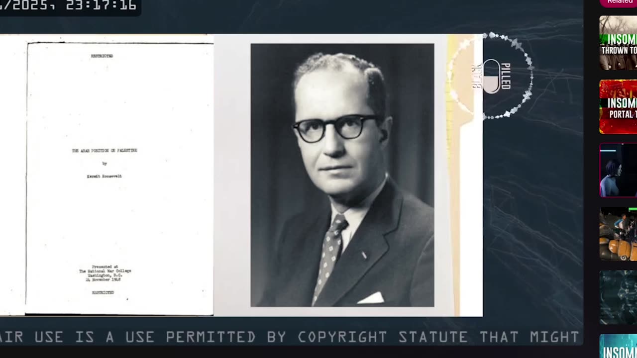 The Arab Position on Palestine by Kermit Roosevelt (AI voice reconstructed)▮blackpilled