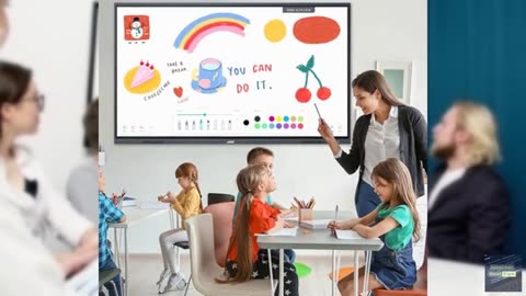 JAV Smart Board 55" Smartboard Interactive Whiteboard for Office, Digital Intera