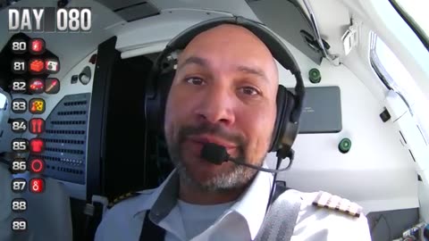 Survive 100 days trapped in a private jet , keep it