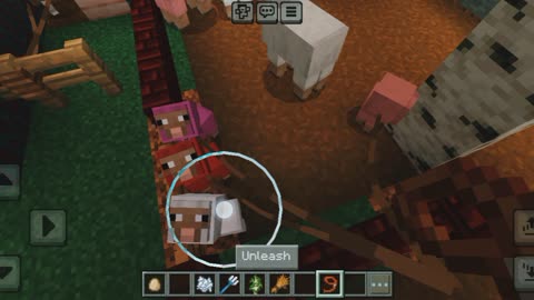 Goat farm in Minecraft