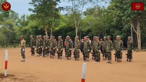 🎖️🇲🇲 Myanmar War | Bamar Army Graduates Basic Training | RCF