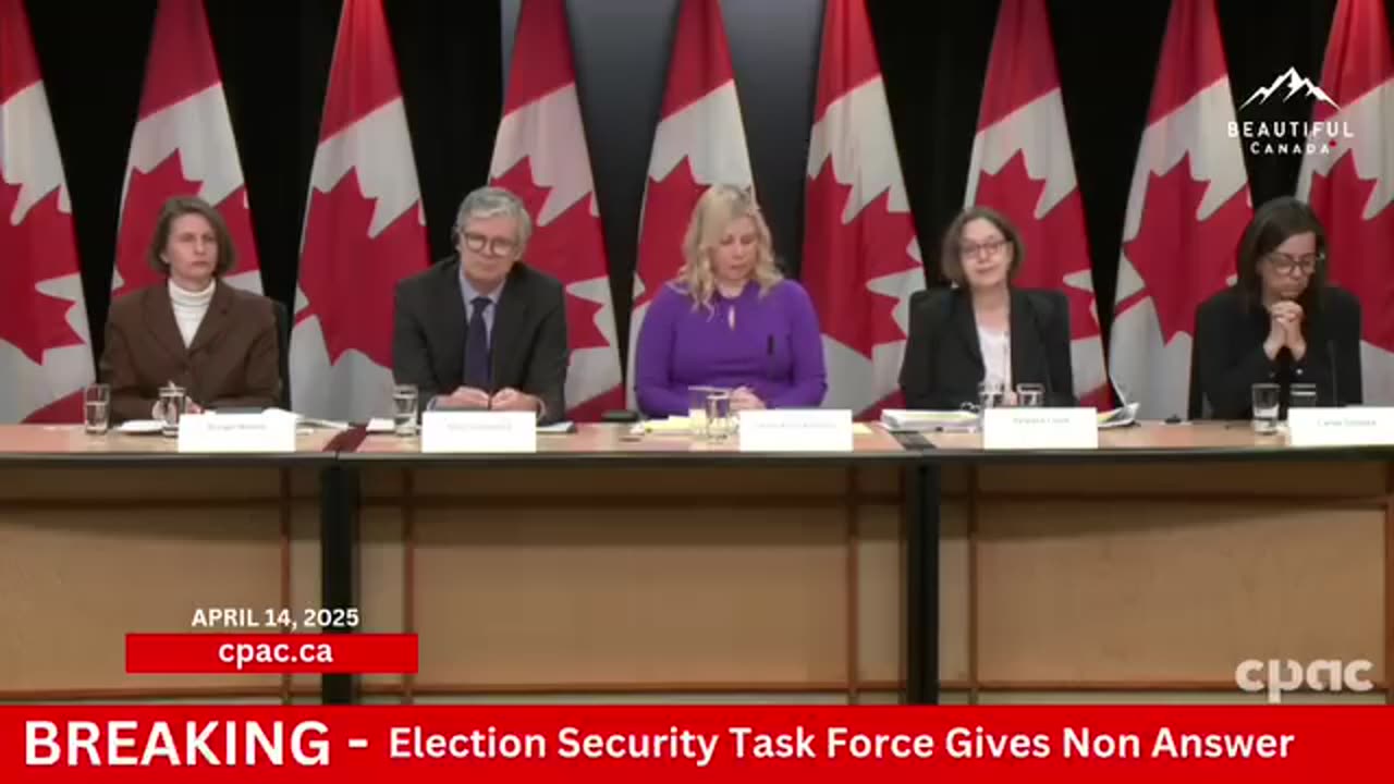 The Election Interference Security Task Force gives a non answer.