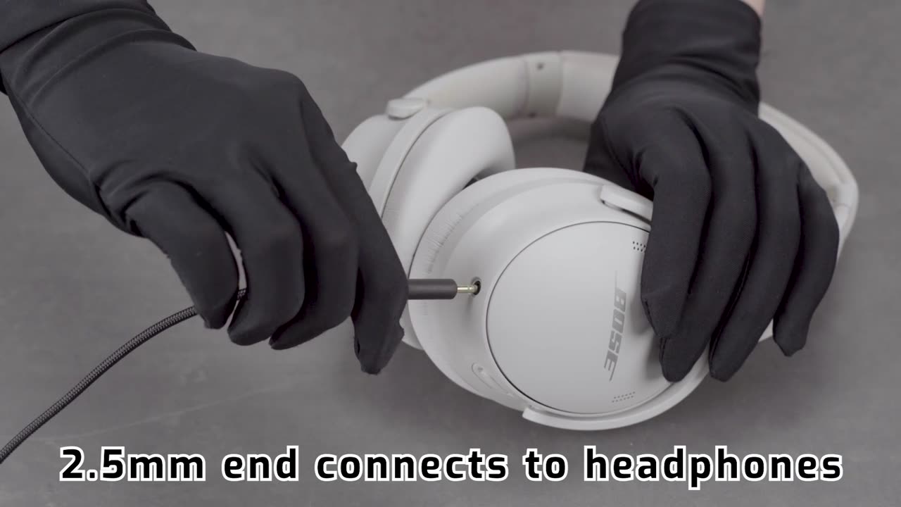 How to Use Headphones Cable With Mic and Inline Control Compatible with Bose by Geekria