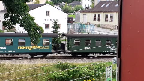 Fichtelbergbahn 08/25 in Neudorf-Sehmatal