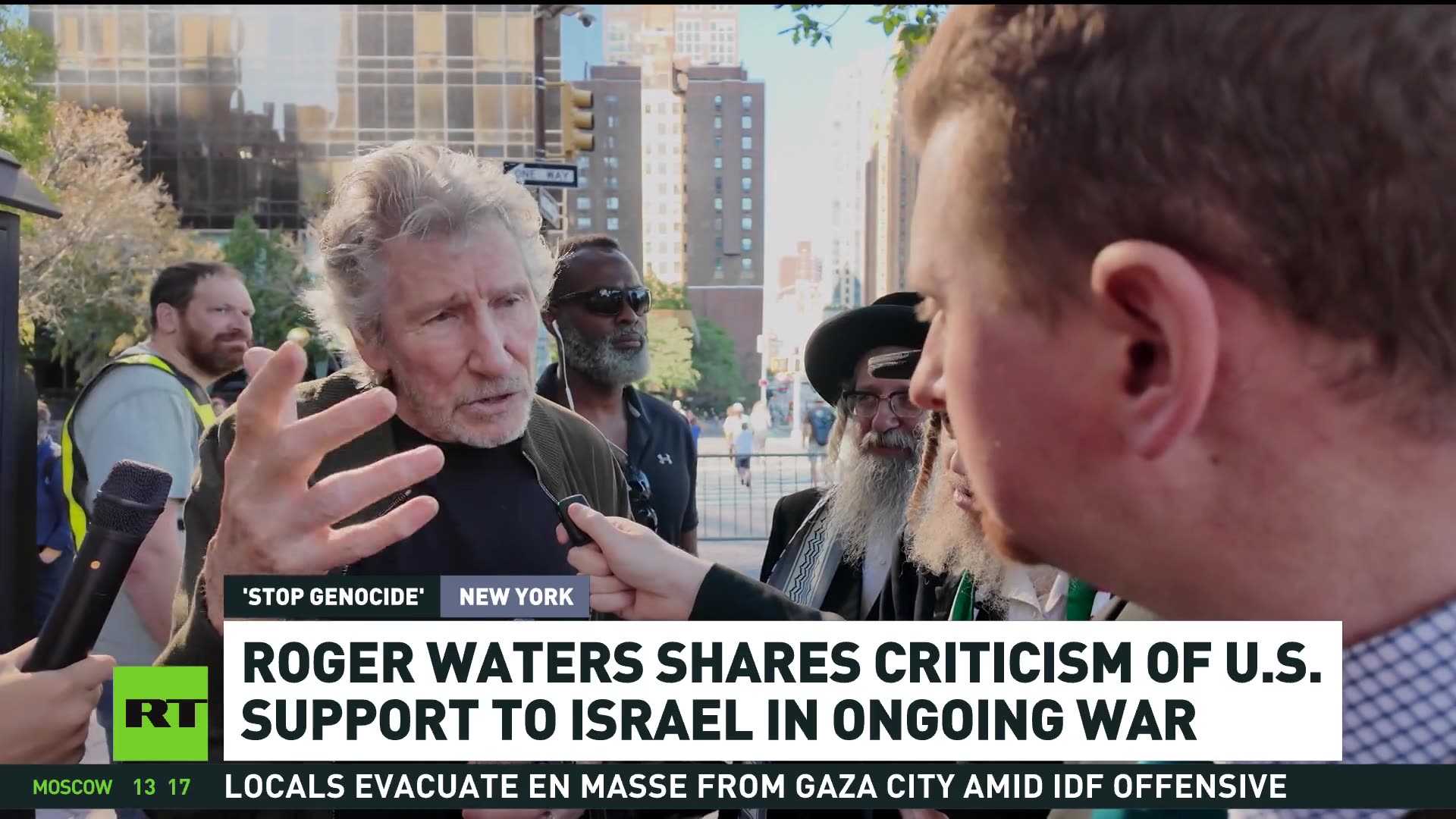 Genocide in Gaza happening in front of our eyes — Roger Waters at UN protest in NYC