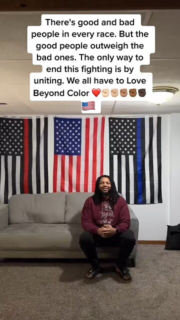 There's good and bad people in every race. But the good people outweigh the bad ones.