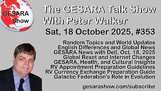 2025-10-18 GESARA Talk Show 353 - Saturday