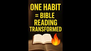 This One Habit Will Change How You Read the Bible 📖🔥