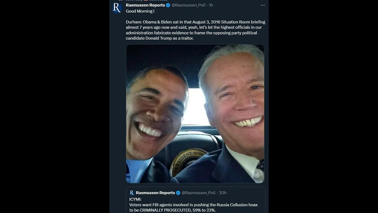 🚨democrat obama admin manufactured intelligence create 2016 russian election interference narrative