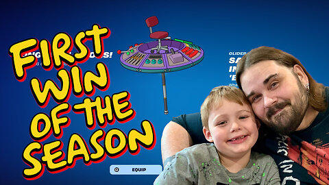 First Win of the Simpsons Season! in Fortnite (Just The Win)