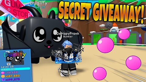 🔴 BEATING NEW UPDATE + SECRET PET GIVEAWAYS in Bubble Gum Simulator INFINITY!