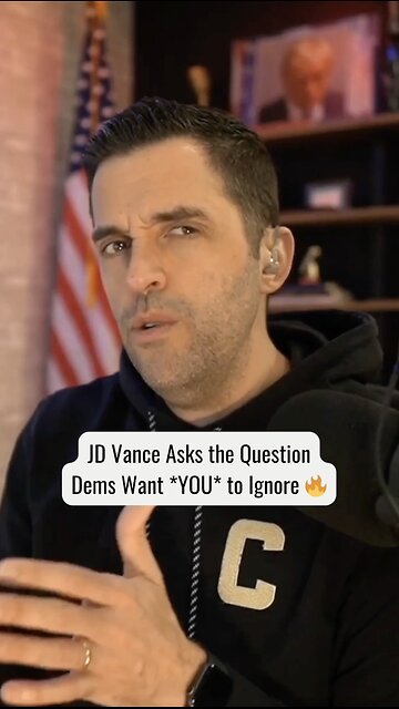 JD Vance Asks the Question Democrats Want YOU to Ignore 🔥