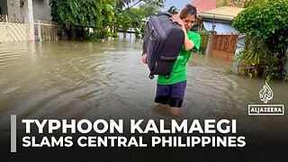 Typhoon Kalmaegi kills at least 26 as it slams into central Philippines