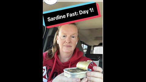 Day 1: I'm Doing a 3-Day Sardine-Only Fast on Carnivore... And It's Already Wild! 🐟💥