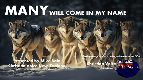 Many will come in my name