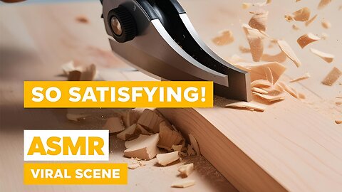 Wood Carving ASMR! 🪵 So Relaxing! #ViralScene