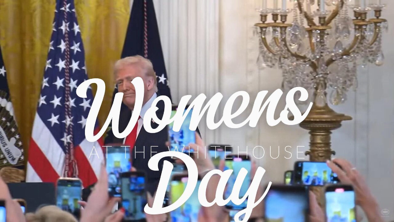 President Trump's Women's Day speech at the Whitehouse