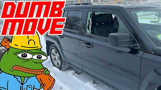 Anti-ICE Mistake Construction Crew Trucks for FEDS & Break 60+ Windows