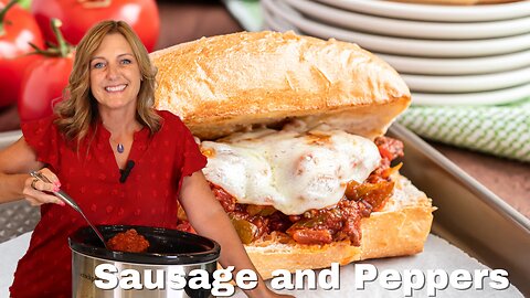 Slow Cooker Sausage and Peppers Recipe