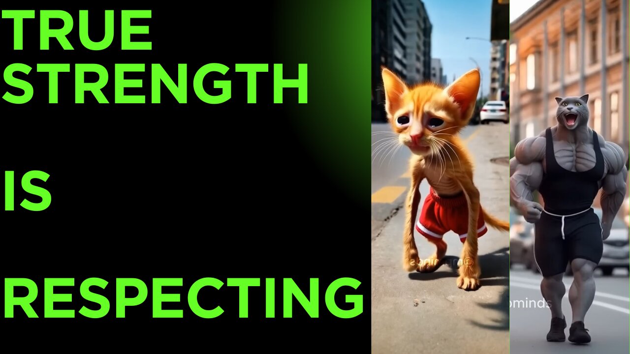 True strength is respecting
