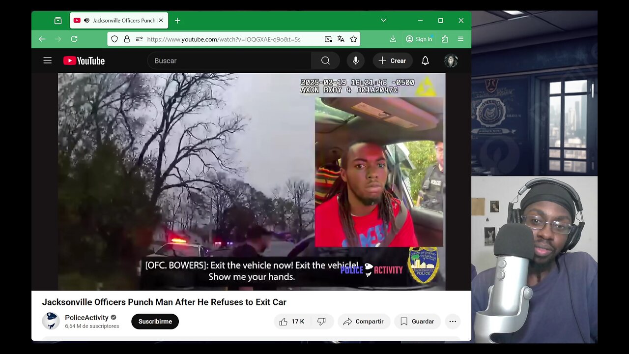 Young Dread Mushed and Punched by Cops for Slamming Door in His face Mid Convo #supervisor #viral