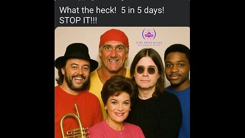 5 Celebrities dead in 5 days? WTH?