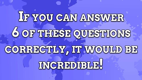 General Knowledge Quiz