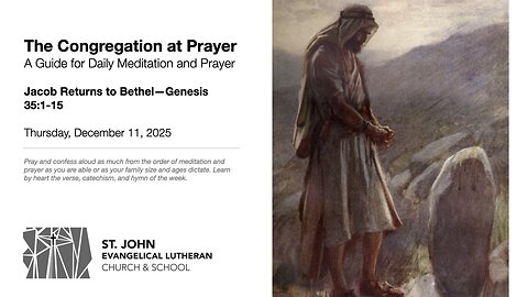 Jacob Returns to Bethel—Genesis 35:1-15