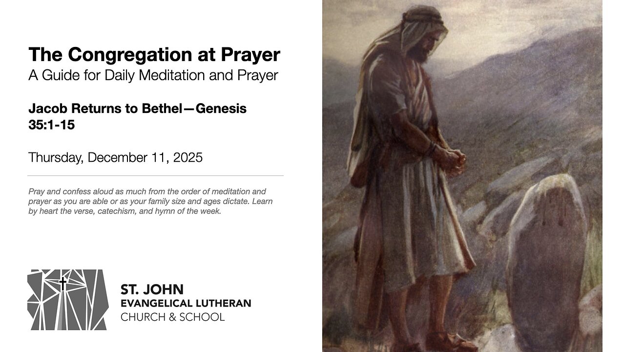 Jacob Returns to Bethel—Genesis 35:1-15