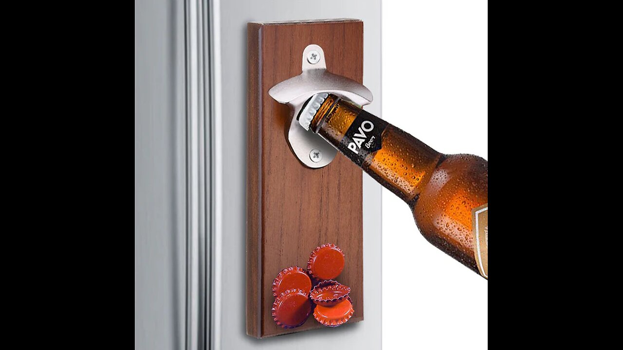Take Your Bottle, Leave The Cap_ Wall Mounted Bottle Opener