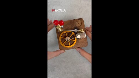 NikolaToy™ Stirling engine with adjustable speed