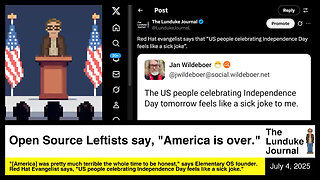 Open Source Leftists say "America is Over"