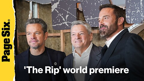 'The Rip' world premiere: Matt Damon, Ben Affleck and more