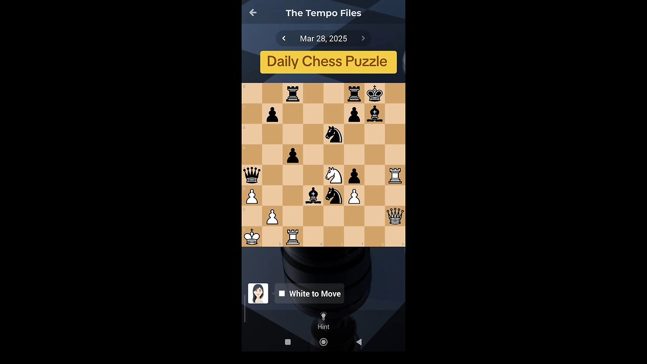Daily Chess Puzzle 28.03.2025