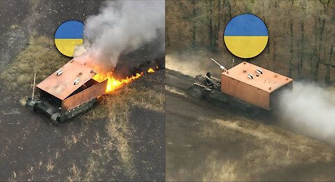 Crazy assault of Ukrainian coffin tank ended unexpectedly