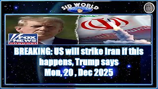BREAKING_ US will strike Iran if this happens, Trump says