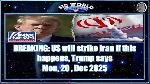 BREAKING_ US will strike Iran if this happens, Trump says