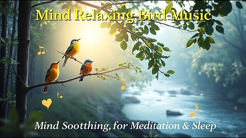 Mind Relaxing Bird Music | Mind Soothing Nature Sounds for Meditation, Sleep & Stress Relief 🕊️🌿