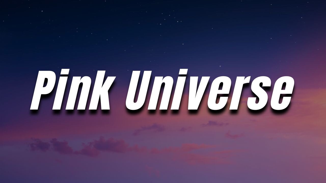 Pink Universe 💖 | Dreamy Love Song Lyrics | Soft Synth Pop (Original Lyrics Song)