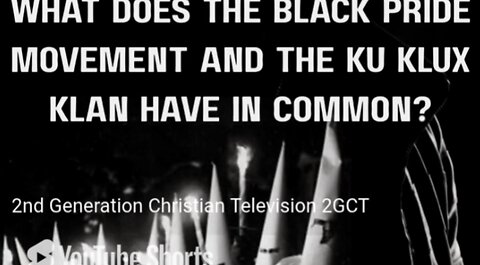 What Does Black Pride Movement and Klux Klux Klan Have in Common? #kkk #blackpride #pride