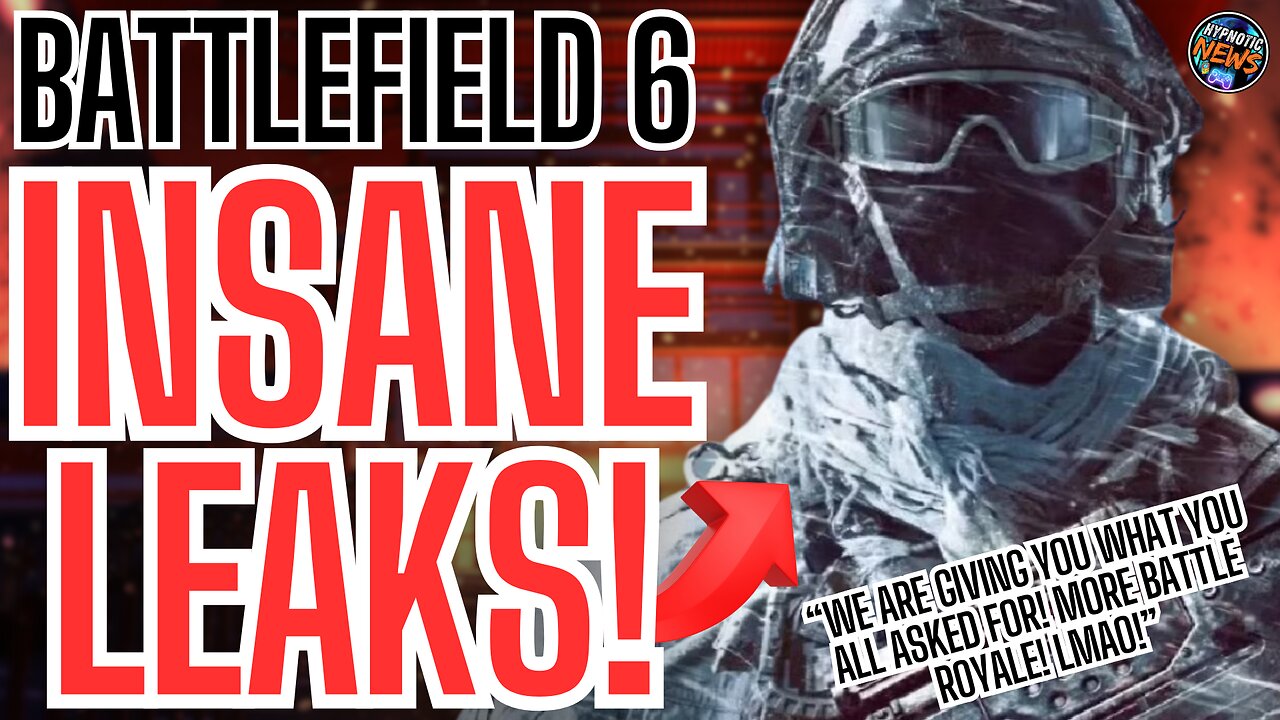 Battlefield 6 Suffers MASSIVE LEAKS As New Game Will NOW HAVE A Free To Play BATTLE ROYALE GAME MODE