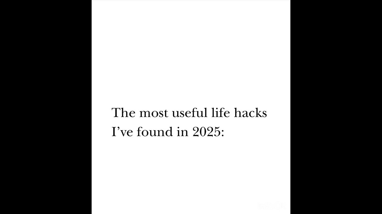 The most useful life hacks ?!?!!