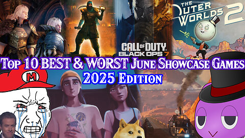 Top 10 Best- and Worst*-Looking Games* from the June Summer Showcases [2025 Edition]