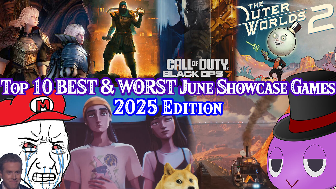 Top 10 Best- and Worst*-Looking Games* from the June Summer Showcases [2025 Edition]