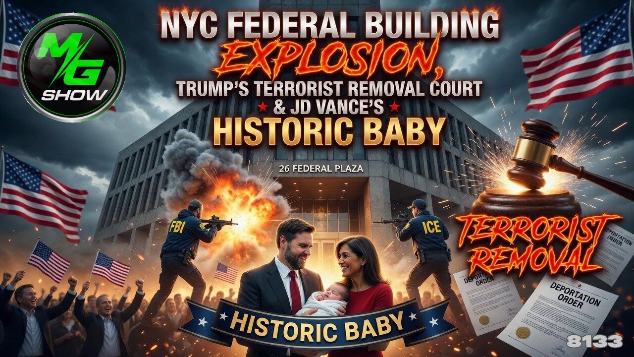 NYC Federal Building Explosion, Trump’s Terrorist Removal Court & JD Vance’s Historic Baby