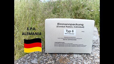 ¡¡¡ NUEVA ¡¡¡ RACION DE COMBATE ALEMANIA MENU 6